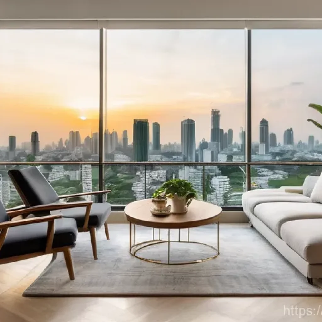 태국에서 부동산 구매 - **Image Prompt: Modern Condominium Living in Bangkok**
    "A bright, contemporary condominium livin...