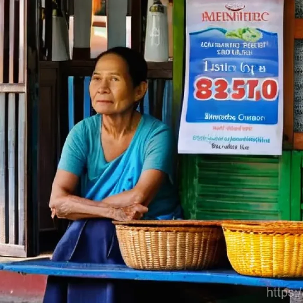 태국의 빈곤율 현황 - **Image Title: Echoes of a Silent Market**
**Prompt:** A medium shot of a weathered, middle-aged...
