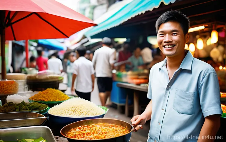 태국에서 일하는 한국인 인터뷰 - **Prompt 1: The Culinary Labyrinth of Bangkok**
"A young Korean man, named Marco, in his late 20...